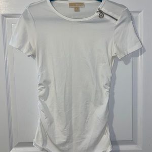 Michael Kors White Raunched Ter